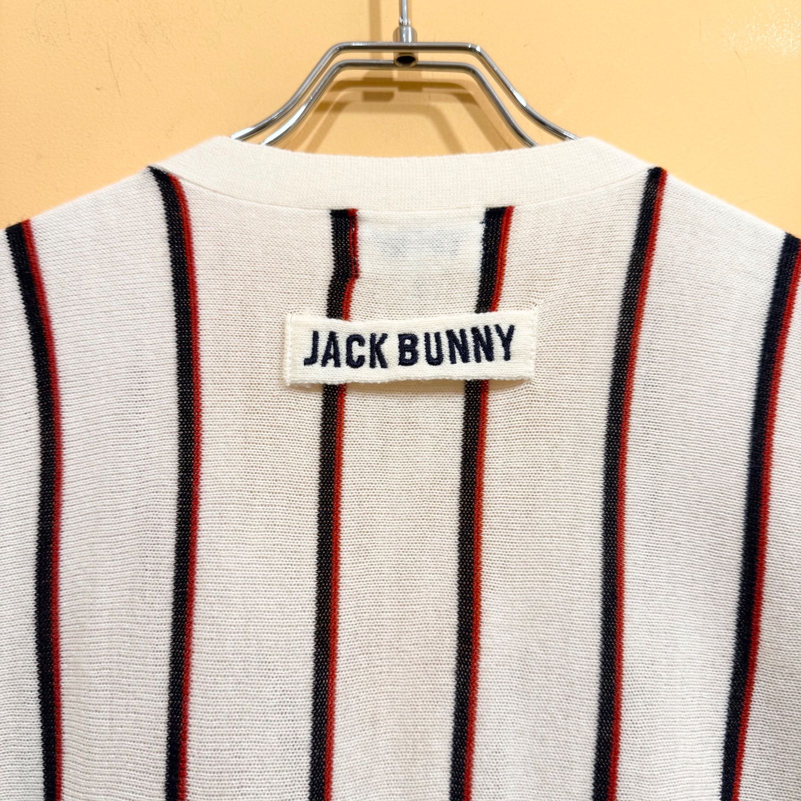 新品未使用★JACKBUNNY ストライプ カーディガン　サイズ2 Jack Bunny!! by PEARLY GATES ジャックバニー パーリーゲイツ