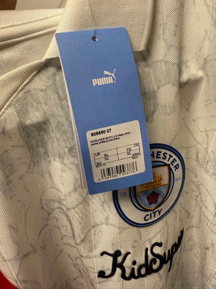 プーマ マンチェスターシティ X KIDSUPER レトロ Tシャツ L S