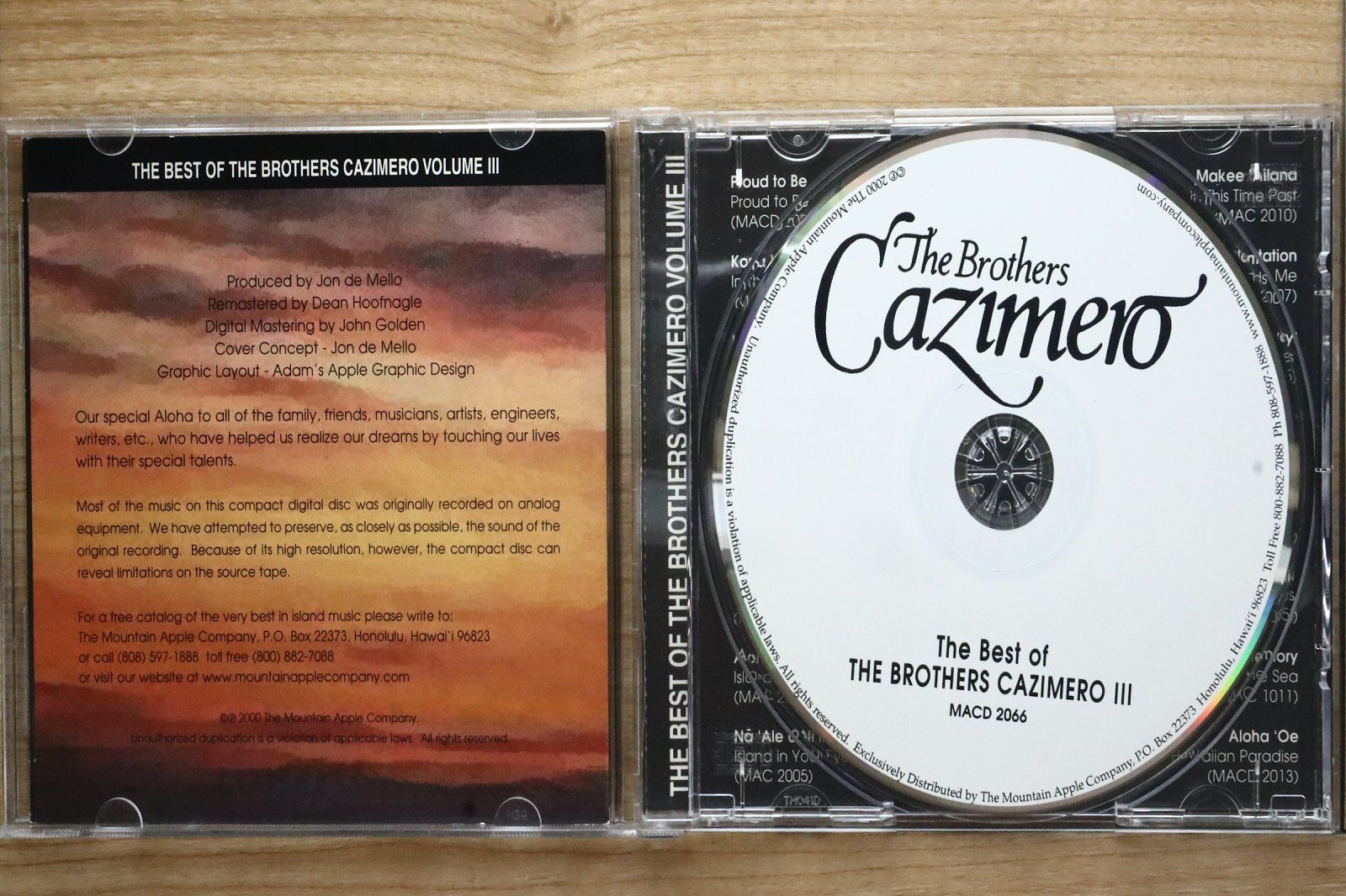 中古CD☆ブラザーズ・カジメロ/Brothers Cazimero□ The Best of The