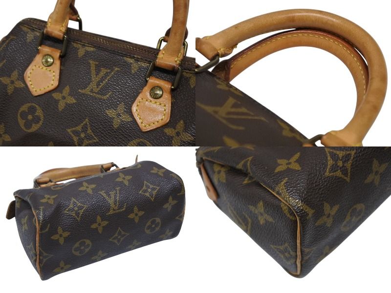 LOUIS VUITTON ルイヴィトン ミニスピーディ ハンドバッグ モノグラム