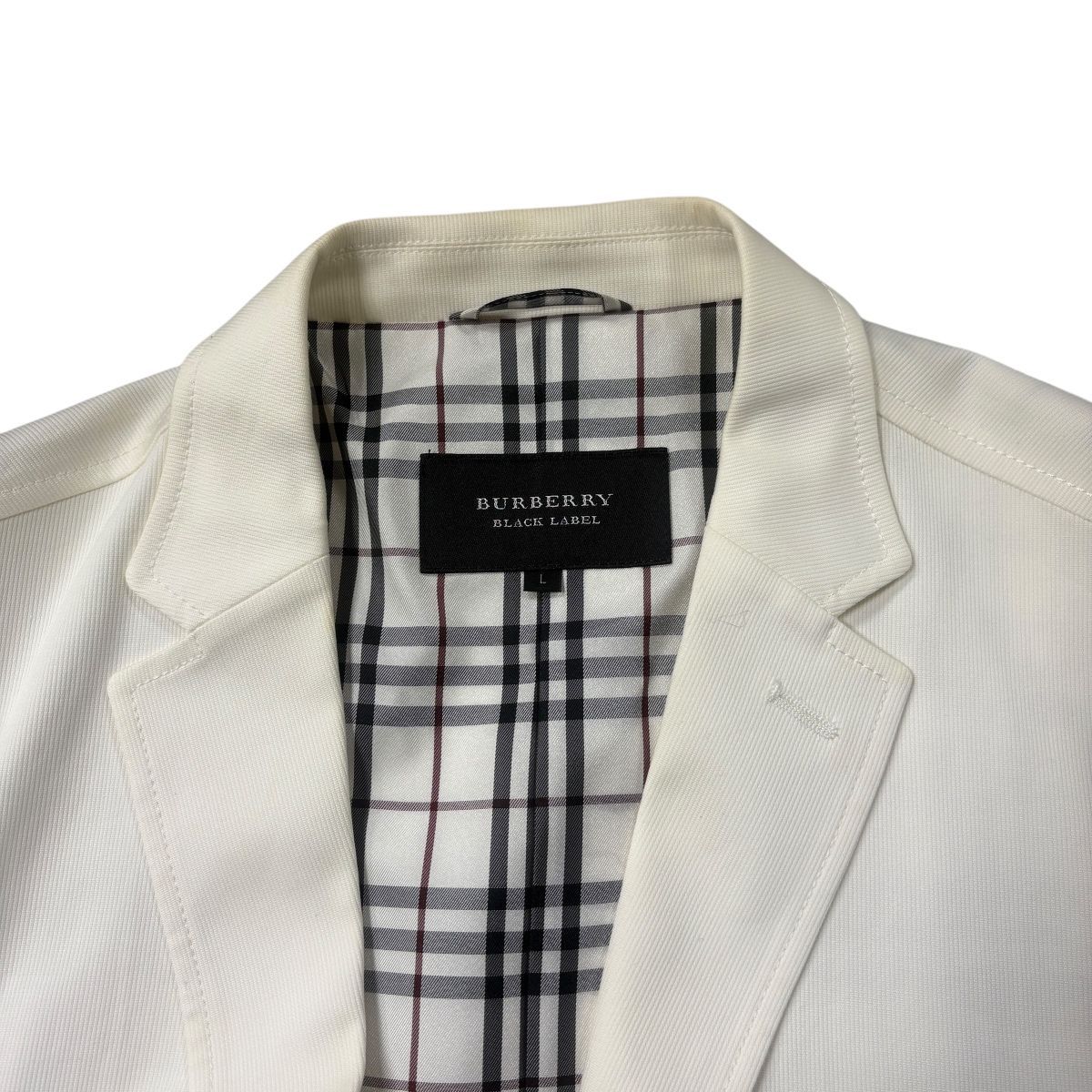 ♪3491 バーバリー ブラックレーベル テーラード ジャケット BMP10-213