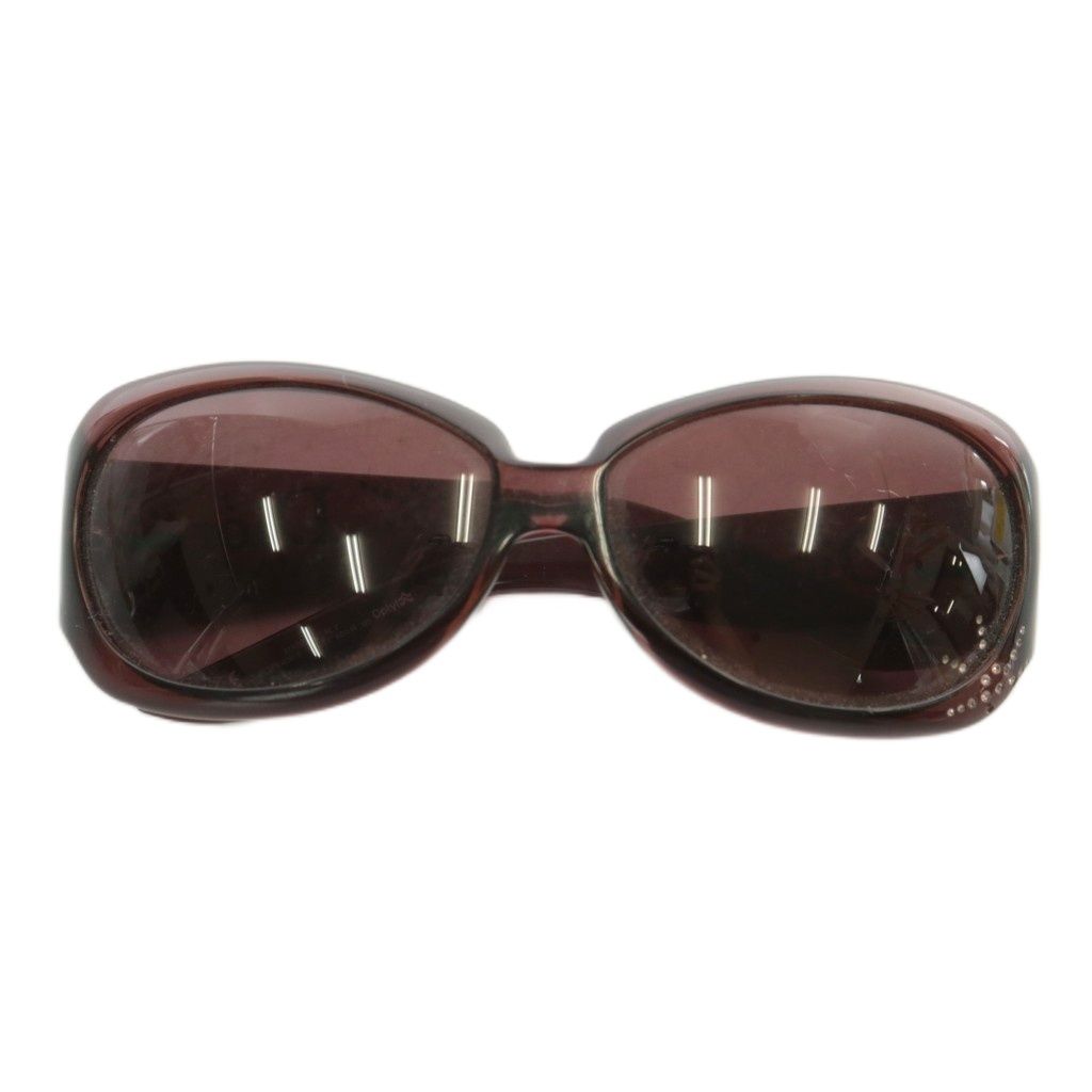 クリスチャンディオール Christian Dior SPIDIOR 眼鏡 サングラス セルフレーム レンズ ロゴ ラインストーン 60 14-125 ボルドー VG2EF XZ GY19