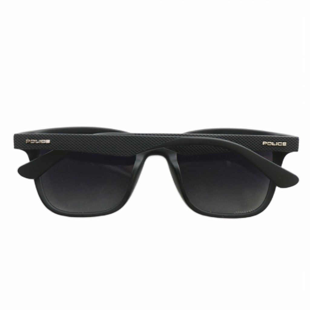 ポリス POLICE GATOR 1 眼鏡 サングラス セルフレーム グラデーション マット ロゴ 52 20-145 黒 ブラック SPLE 01 XZ GY 18