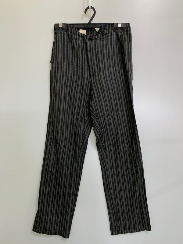 品】 AGNESB HOMME アニエスベーオム HEMP STRIPE PANT ストライプ