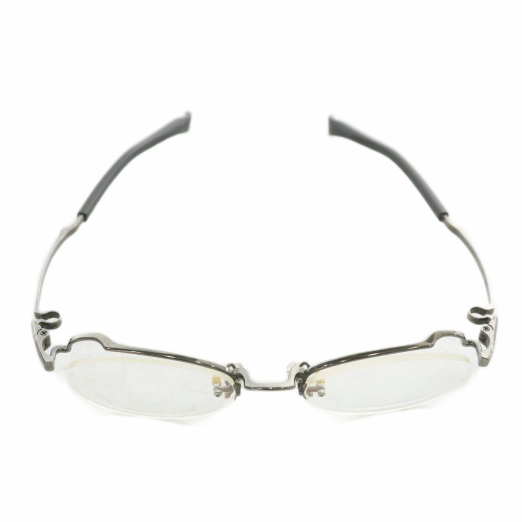 フォーナインズ 999.9 眼鏡 メガネ 度あり チタンフレーム ハーフリム