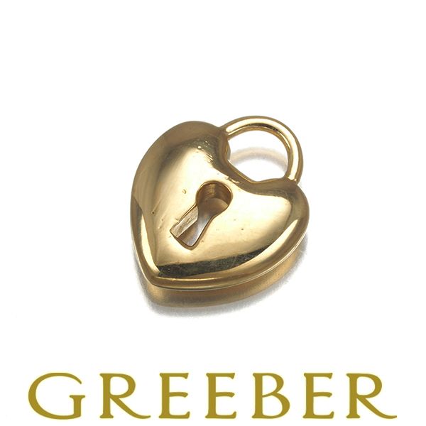 ティファニー ペンダントトップ ハートロック K18YG 179088