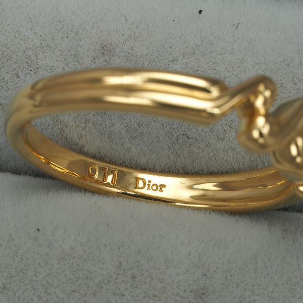 はんぎょとん様ディオール 10号 新品仕上げ済み PT900 K18 ダイヤ Dior - ディオール リング ダイヤ ダイヤモンド 3P 15号 Pt950/K18YG