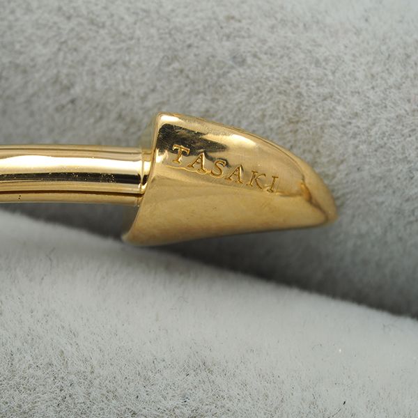 ア*ラ様 TASAKI ソーンズ K18WG バングル タサキ TASAKI タサキ ソーンズ ホワイトゴールド ダイヤモンド バングル