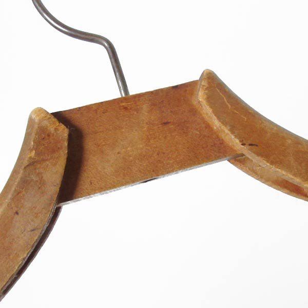 特殊形状 スペシャル アンティーク ウッド ハンガー 3本セット 古着屋 特殊形状 スペシャル アンティーク ウッド ハンガー 3本セット
