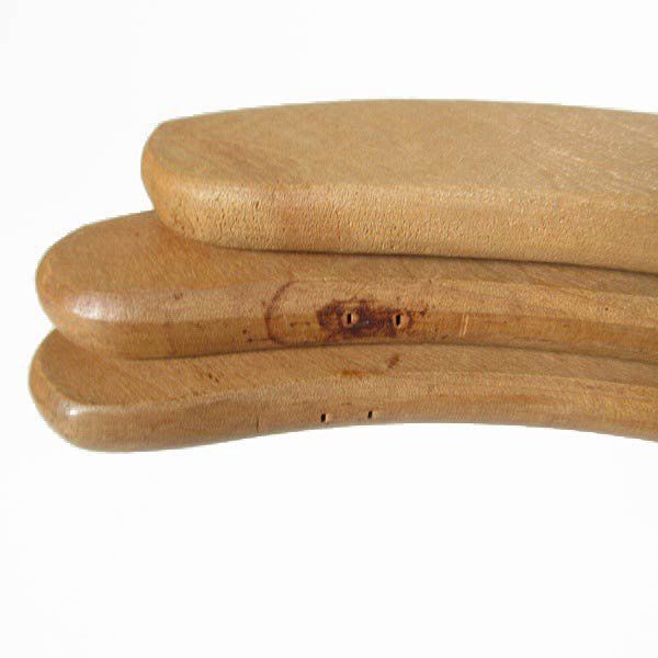 特殊形状 スペシャル アンティーク ウッド ハンガー 3本セット