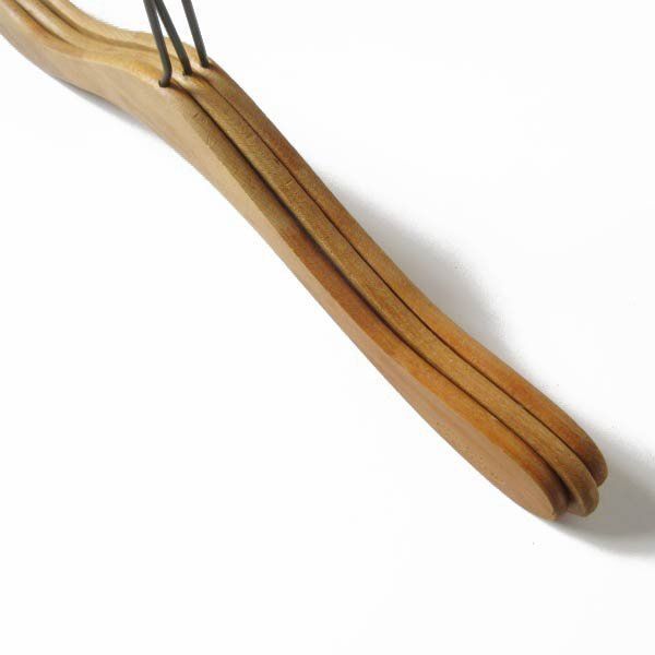 特殊形状 スペシャル アンティーク ウッド ハンガー 3本セット 古着屋 特殊形状 スペシャル アンティーク ウッド ハンガー 3本セット