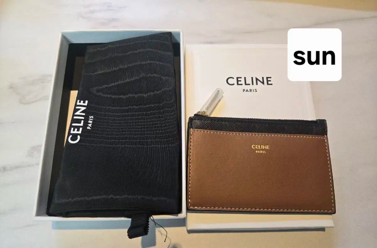 Celine セリーヌ ブラウン カードウォレット フルセット