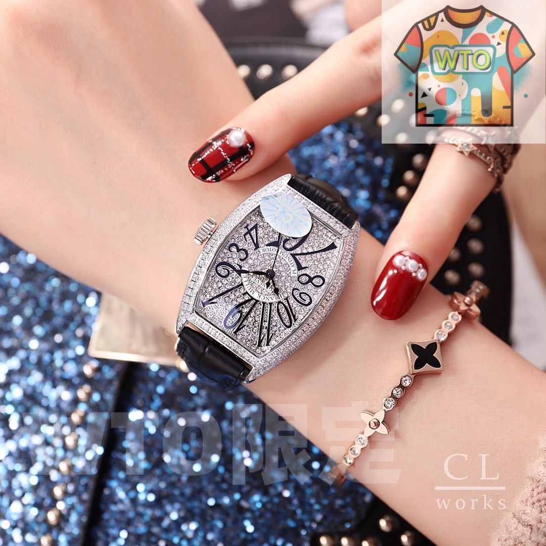 WTO通販 Franck Muller フランク ミュラー 39 32 mm 酒桶型 レディース ユニーク 腕時計 WTO店名をご ください WTO輸入 QIV 99