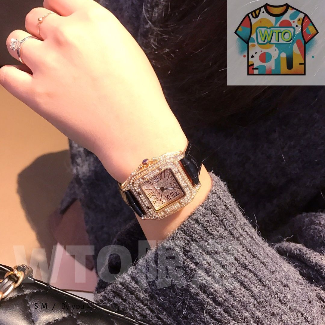 WTO通販 CARTIER カルティエ サントス レディース ダイヤモンド スター 腕時計-WTO店名をご ください-WTO輸入-JSU 42
