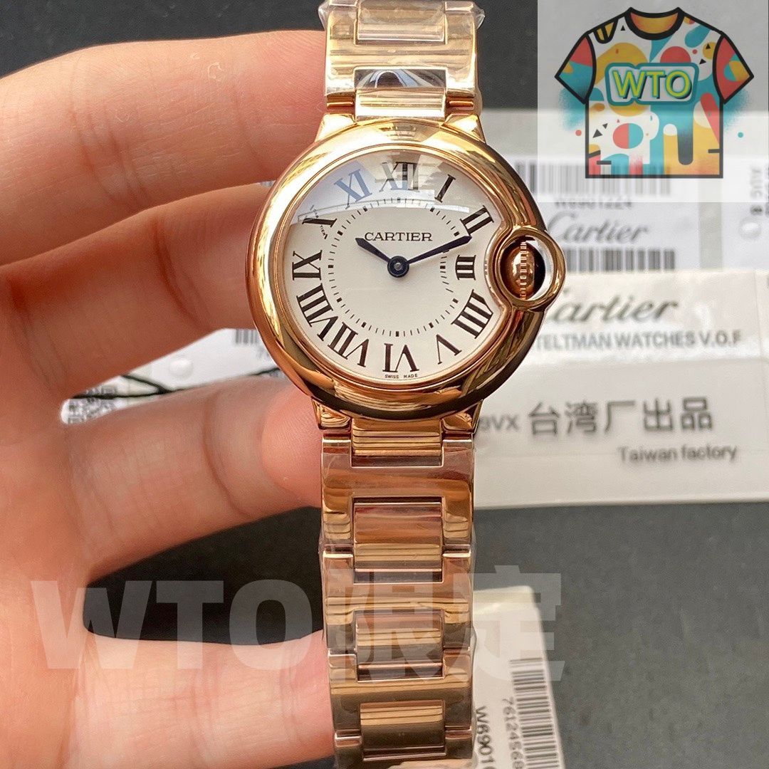 WTO通販 CARTIER 地 ブルーバロン レディース スモール 腕時計-WTO店名をご ください-WTO輸入-ZVL06