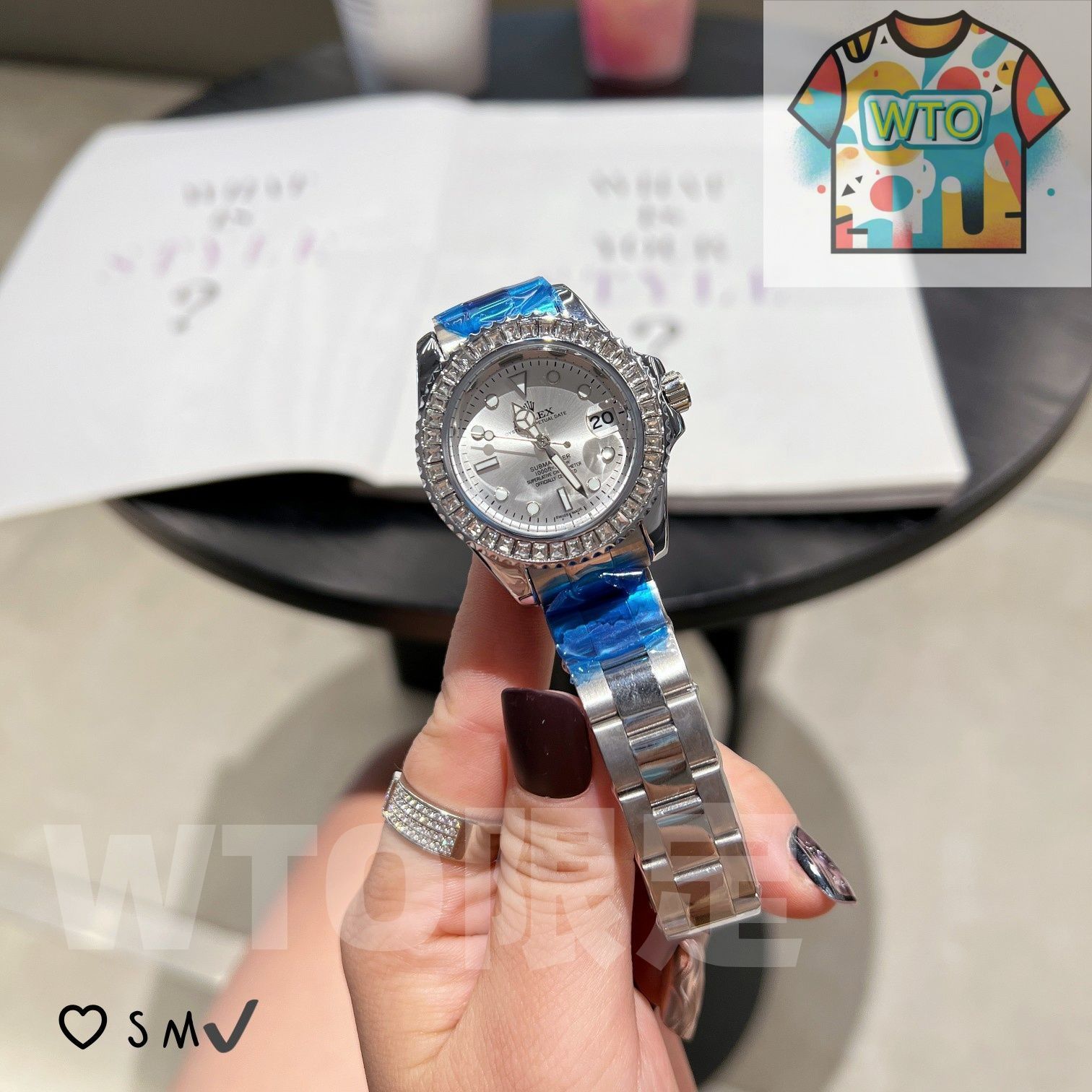  WTO通販 ROLEX ロレックス アクアマンター レディース ダイヤモンド エ LEGANCE 腕時計 新モデル WTO店名をご ください WTO輸入 ETK 77 自動巻き時計 腕時計(アナログ)