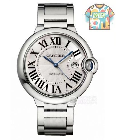 カルティエ バロンブルー メンズ 42.1mm｜スイス製機械式×サファイアガラス｜実物撮影 ｜ ｜ -WTO店名をご ください