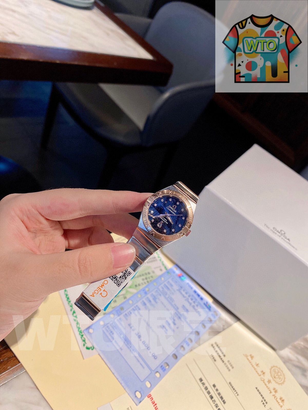  WTO通販 OMEGA オメガ クラシック デュアルエイグル コンステレーション レディース エレガント 腕時計 WTO店名をご ください WTO輸入 JRX 33 自動巻き時計 腕時計(アナログ)