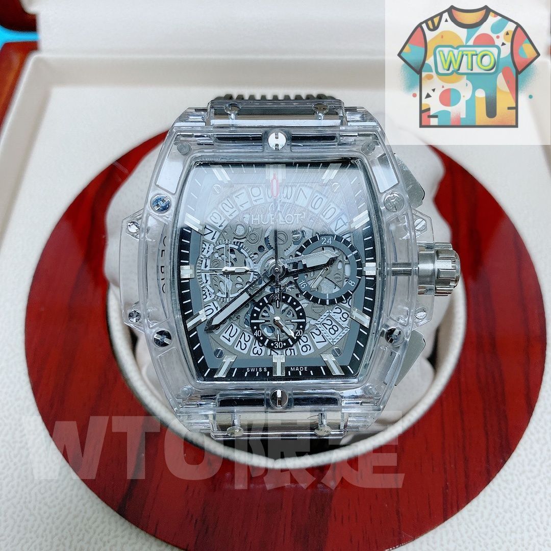 革新技術 HUBLOT ビッグバン ユニコ メンズ|完全透明酒樽型×ハイブリッド機芯|クールな透明美学 | | -WTO店名をご ください