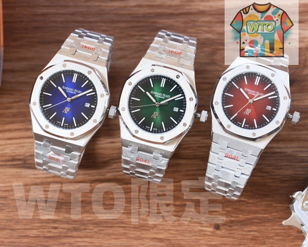 AP オーデマ ピゲ Audemars Piguet ロイヤルオーク メンズモデル 45mm 3針デザイン - シチズン8215機芯搭載＆ミネラルガラス｜ ｜ -WTO店名をご ください