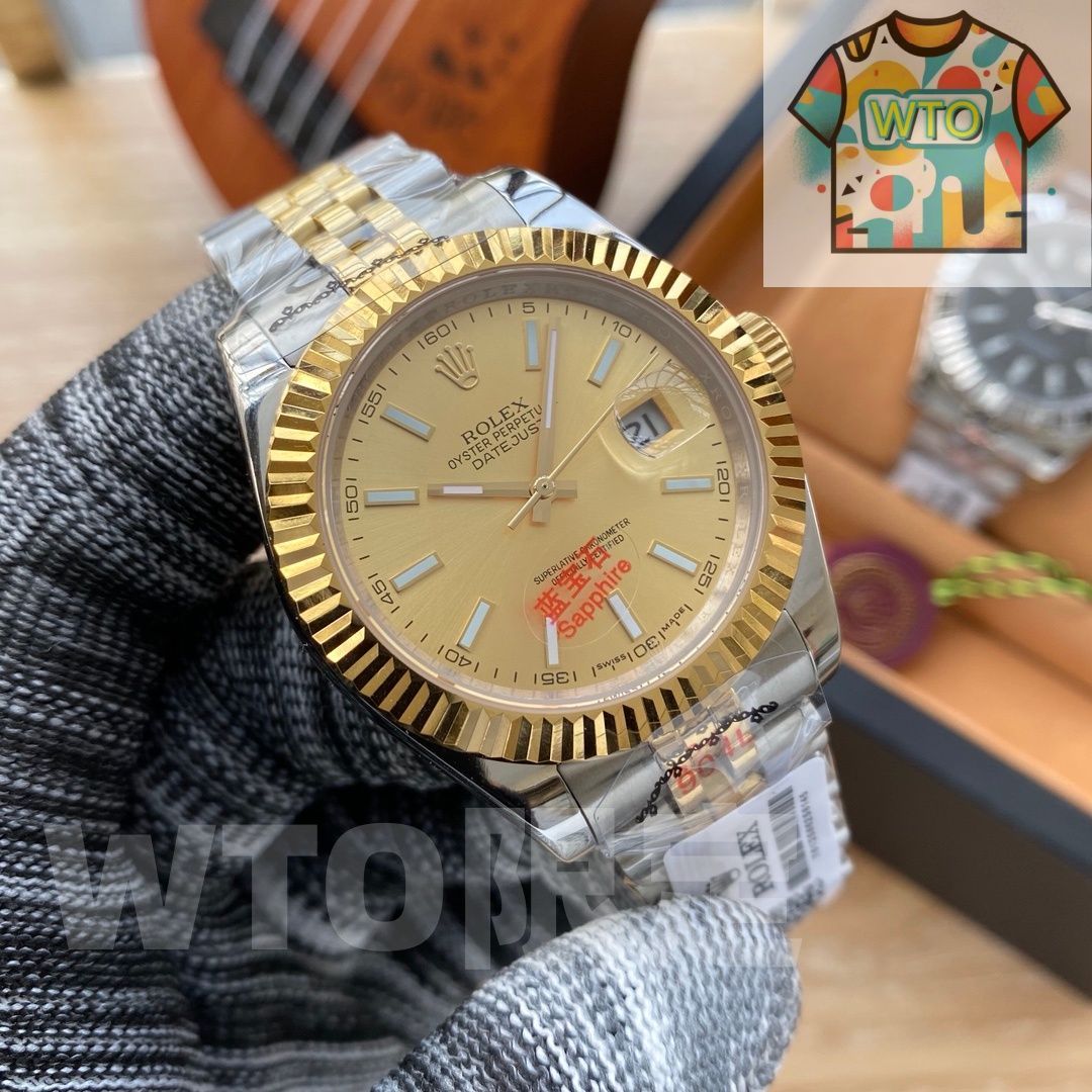 ロレックス Rolex クラシック メンズ機械式腕時計 - シチズン機芯 サファイアガラス ダイヤモンドセットケース| | -WTO店名をご ください