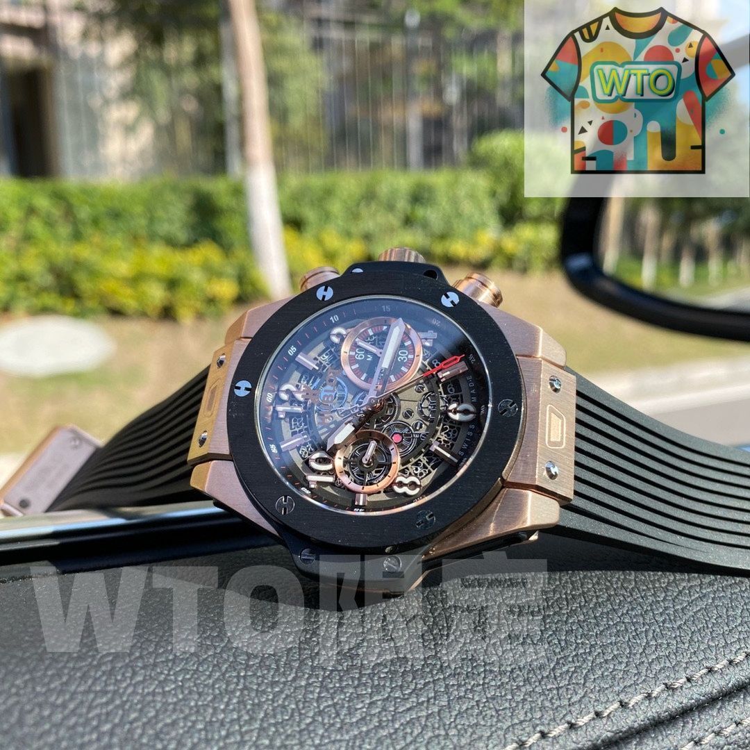 ヒューブロ Hublot メンズ 機械式腕時計 - フルオートマチックムーブメント 316ステンレスケース 天然ゴムバンド| | -WTO店名をご ください