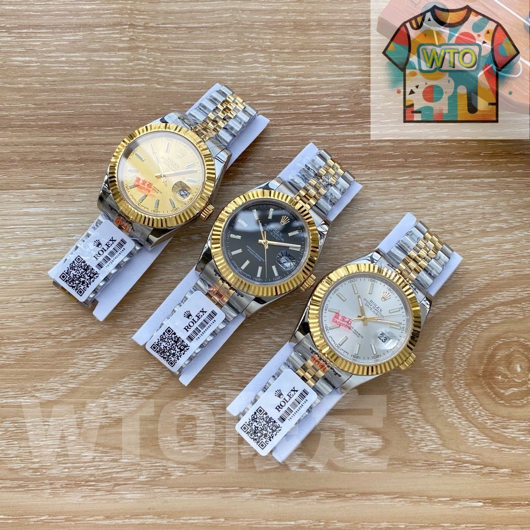  ロレックス Rolex クラシック メンズ機械式腕時計 シチズン機芯 サファイアガラス ダイヤモンドセットケース WTO店名をご ください 自動巻き時計 腕時計(アナログ)