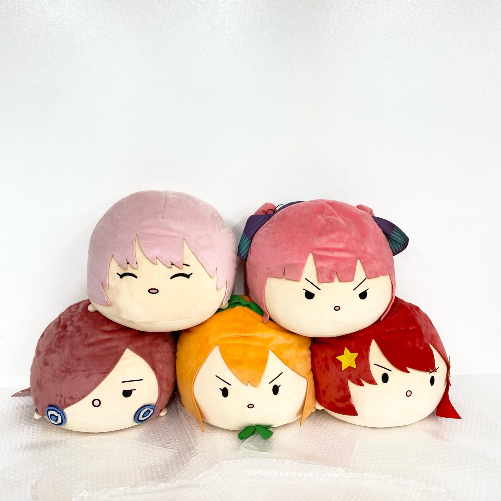 加古川物流 五等分の花嫁展 五つ子ちゃんクッション 5点セット 中野一花 中野二乃 中野三玖 中野四葉 中野五月’ 721