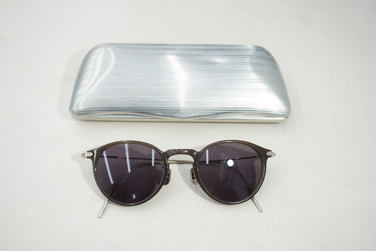 正規 美品 EYEVAN アイヴァン 7285 サングラス 411 チタン テンプル  