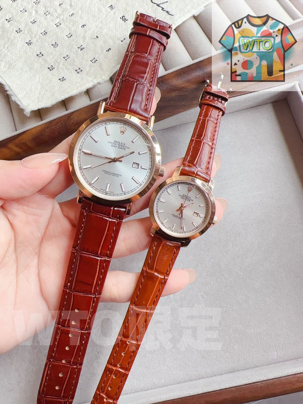 ロレックス Rolex 超薄型カップルウォッチ 一生に一人だけに贈る特別な時計 男女ペア用クォーツ時計 サファイアガラス＆ステンレスバンド WTO店名をご ください