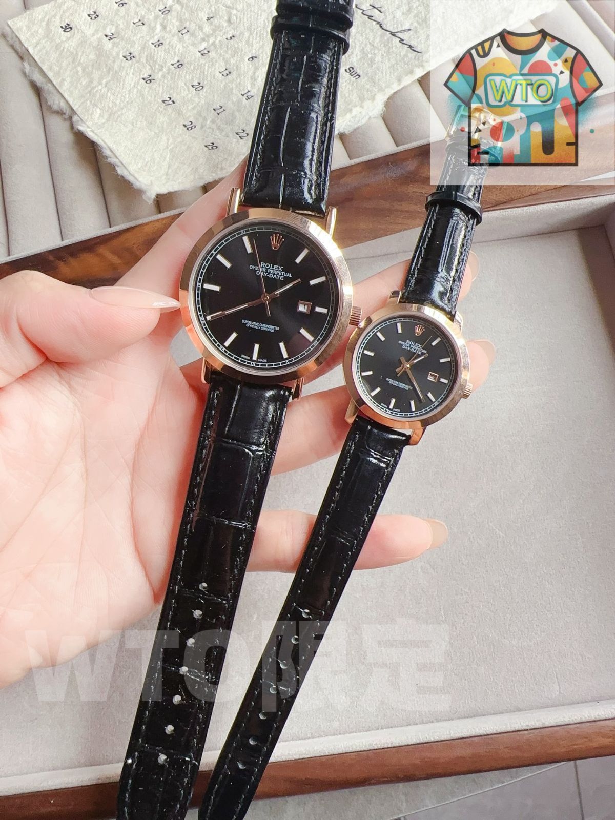 ロレックス Rolex 超薄型カップルウォッチ 一生に一人だけに贈る特別な時計 男女ペア用クォーツ時計 - サファイアガラス＆ステンレスバンド｜ ｜ -WTO店名をご ください