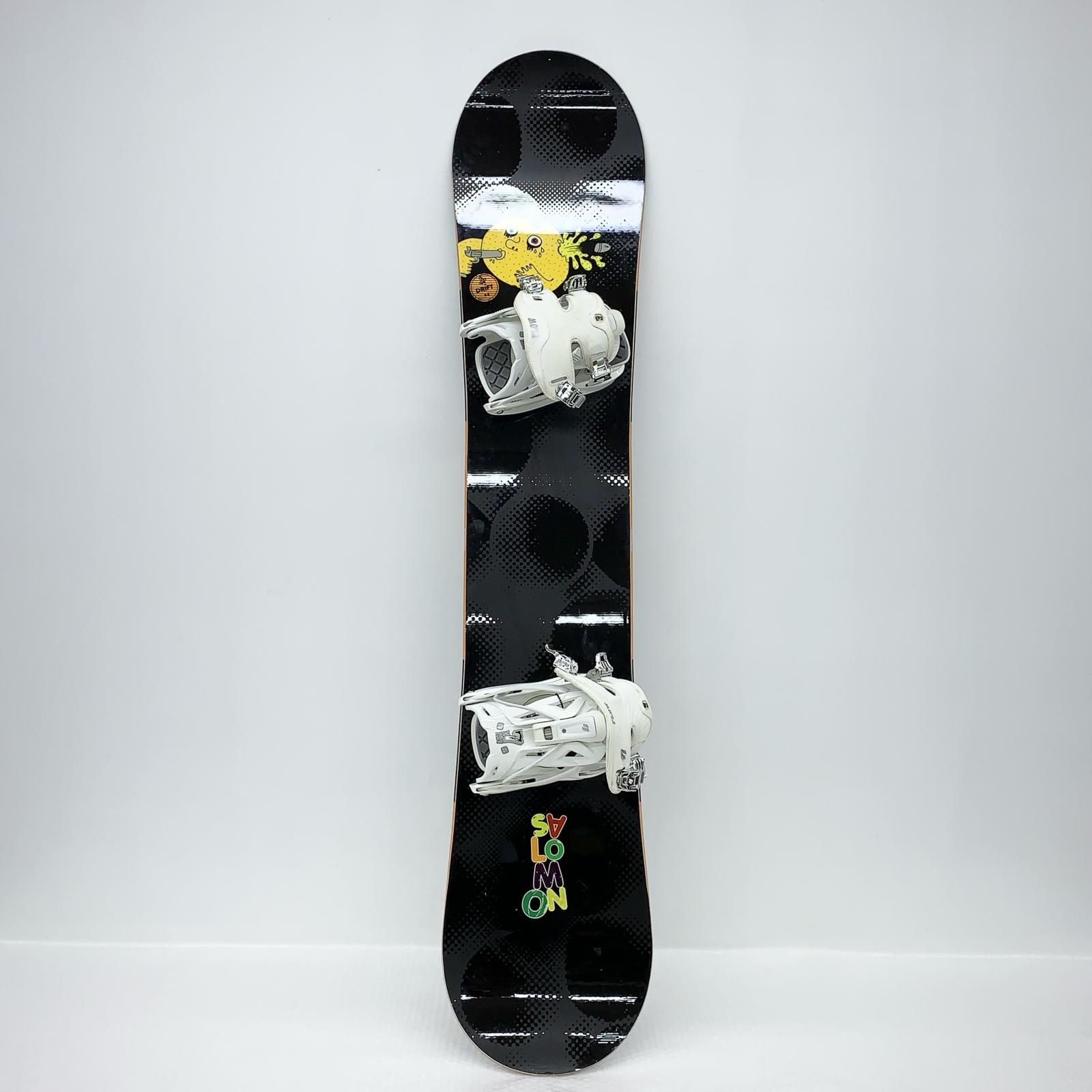 加古川物流 未メンテ SALOMON DRIFT 148 スノーボード FLOW ビンディング セット ケースおまけ’ 428