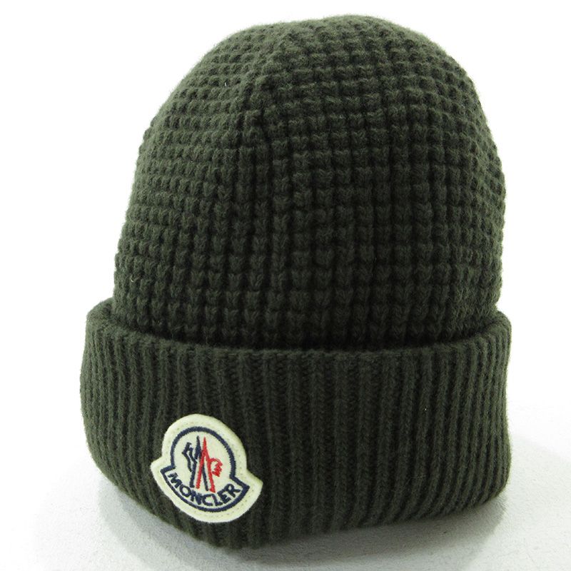 三重本店 MONCLER モンクレール ニットキャップ BERRETTO TRICOT カーキ 118