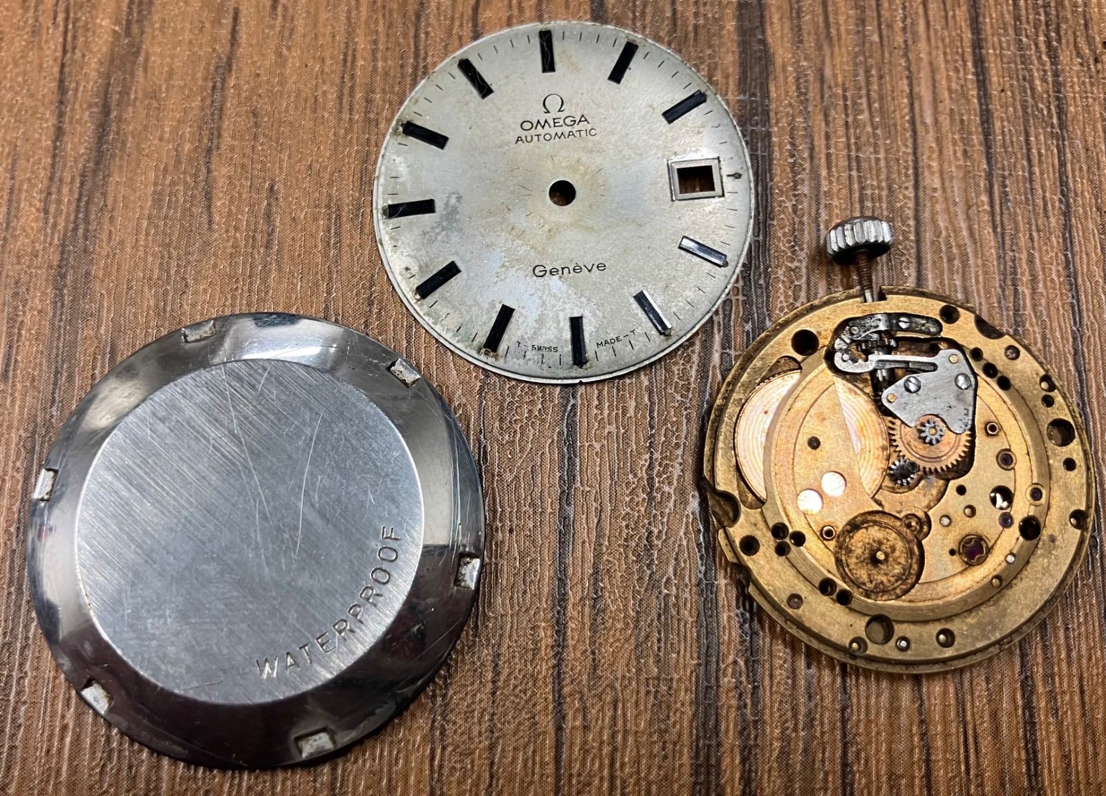 T179 OMEGA オメガ時計 部品3点セット ジャンク品