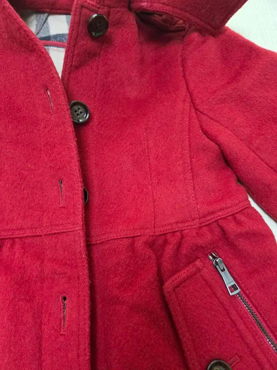 8Y バーバリーキッズ 女の子 ウール コート ファッション バーバリー