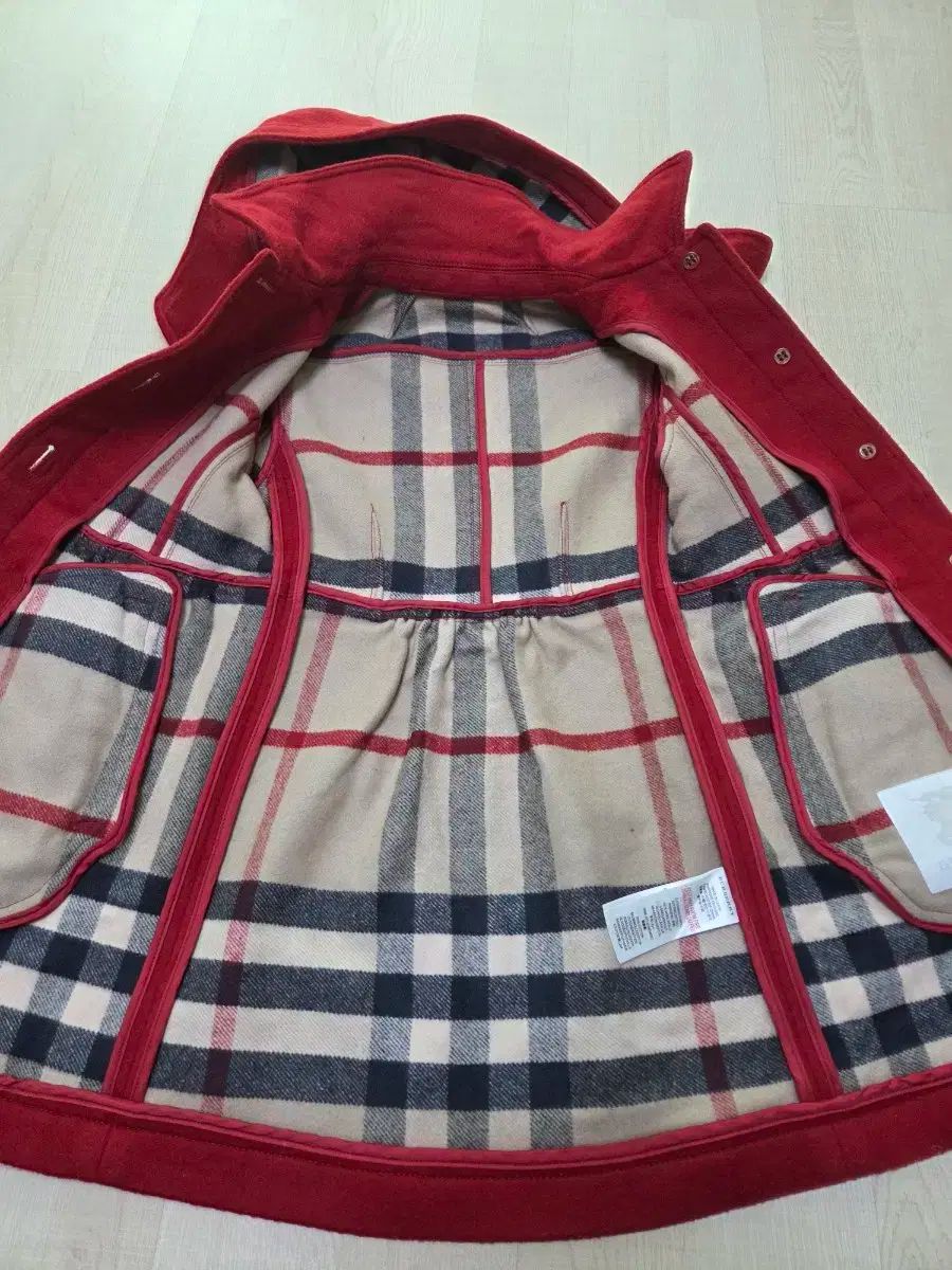 8Y バーバリーキッズ 女の子 ウール コート ファッション バーバリー