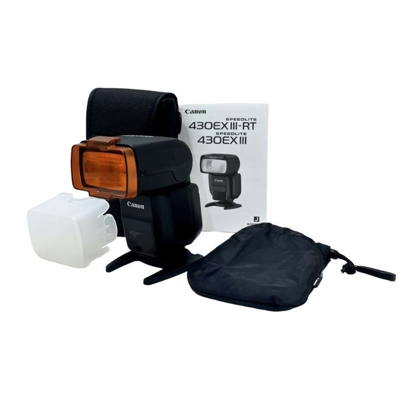Canon キヤノン SPEEDLITE スピードライト 430EX III RT ブラック 動作 済 カメラ 22511K139