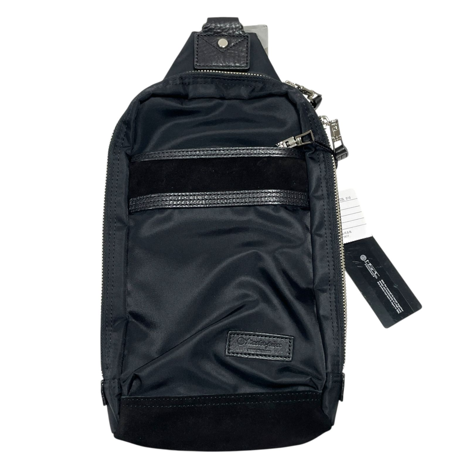 ◆未使用品◆ master-piece マスターピース ワンショルダーバッグ ボディバッグ MSPC 01388 ブラック タグ付 メンズ V97825NM