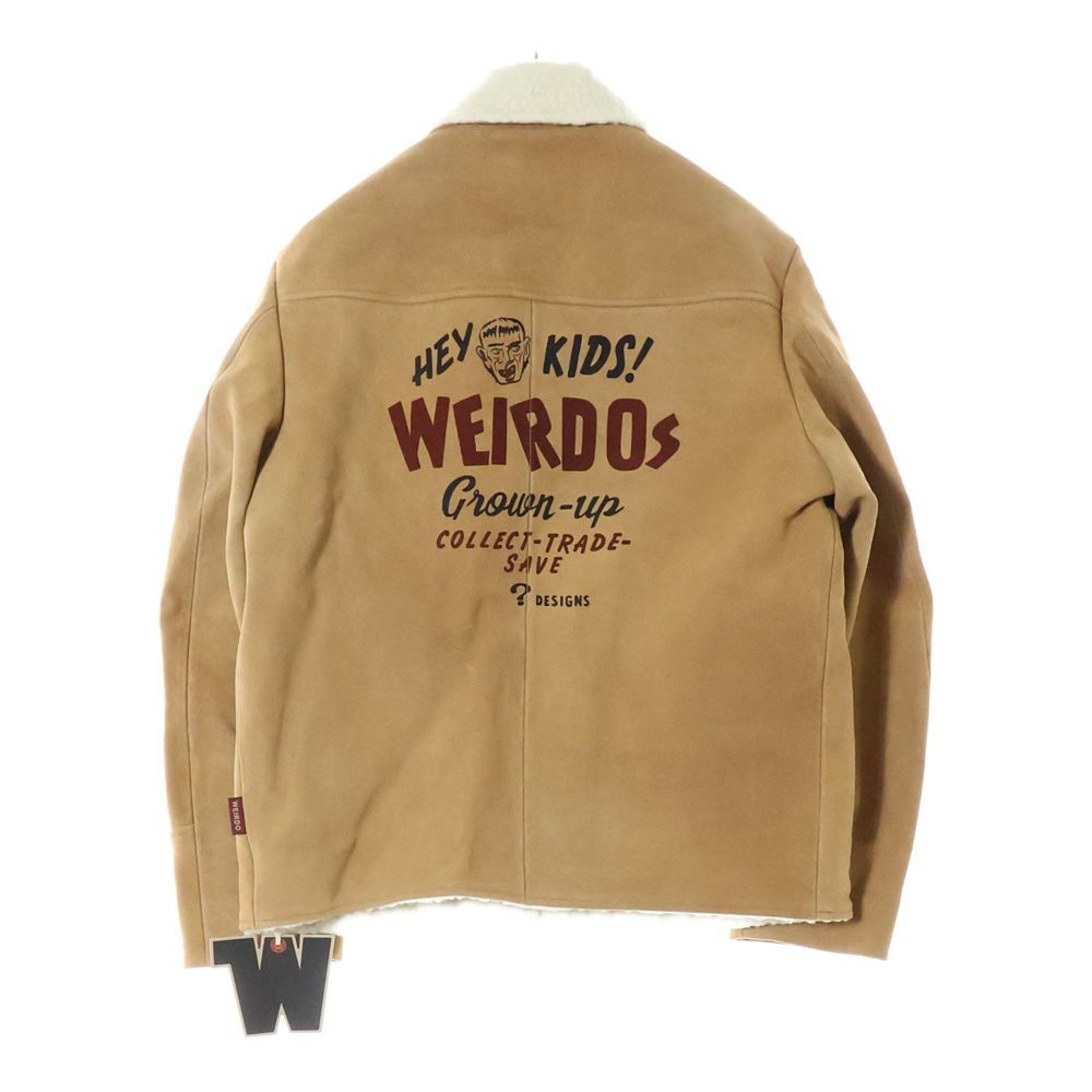 weirdo (ウィアード) スウェード グラフィティ ボアジャケット 
