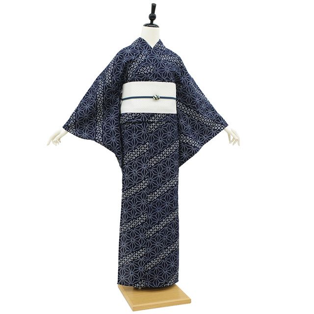 新古品】 夏物 本場有松鳴海絞り 浴衣 未使用 有松 ゆかた 絞り 木綿
