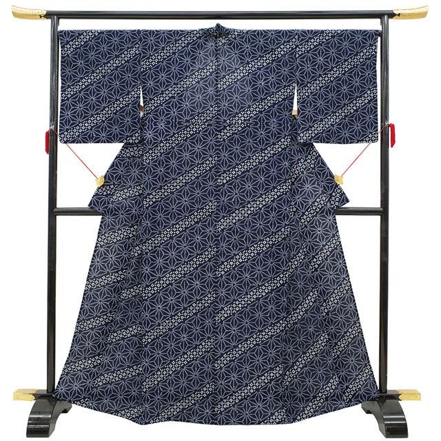 新古品】 夏物 本場有松鳴海絞り 浴衣 未使用 有松 ゆかた 絞り 木綿