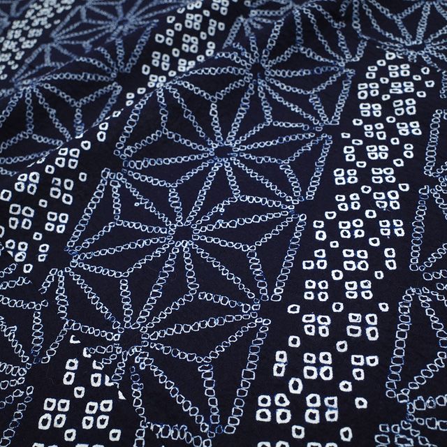 夏物 本場有松鳴海絞り