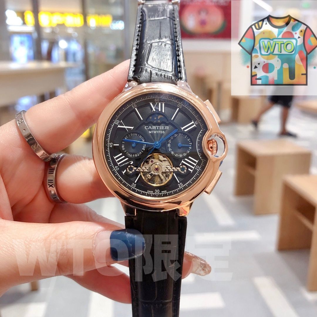 WTO通販 カルティエ ブルーバロン 陀飛輪シリーズ 腕時計-WTO店名をご ください-WTO輸入-ANM 52