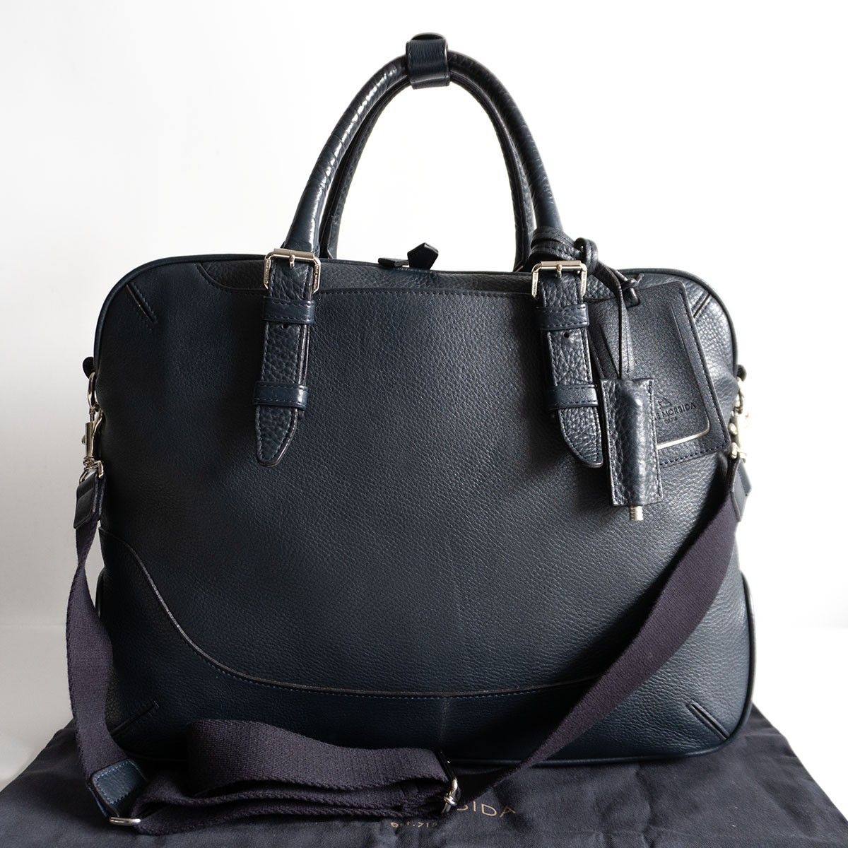 人気 PELLE MORBIDA メイデンヴォヤージュ 2WAY ブリーフバッグ ネイビー ビジネスバッグ ペッレモルビダ 25110459