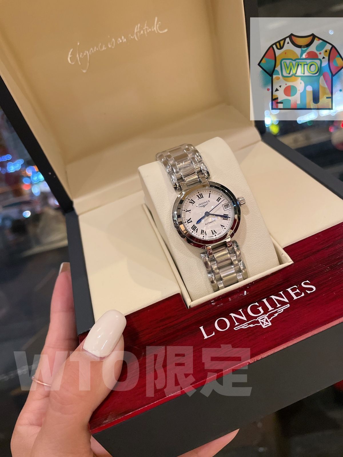 WTO通販 Longines 心月系列 月相女士腕時計-WTO店名をご ください-WTO輸入-HRT 01