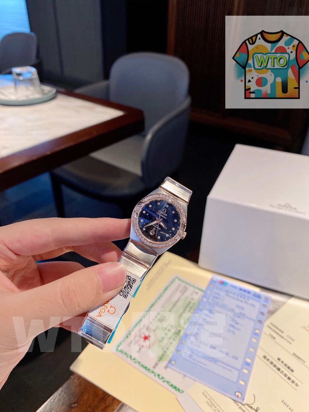 WTO通販 OMEGA ツインエイグル コンステレーション レディース腕時計 -WTO店名をご ください-WWW53-WTO輸入-LTQ70