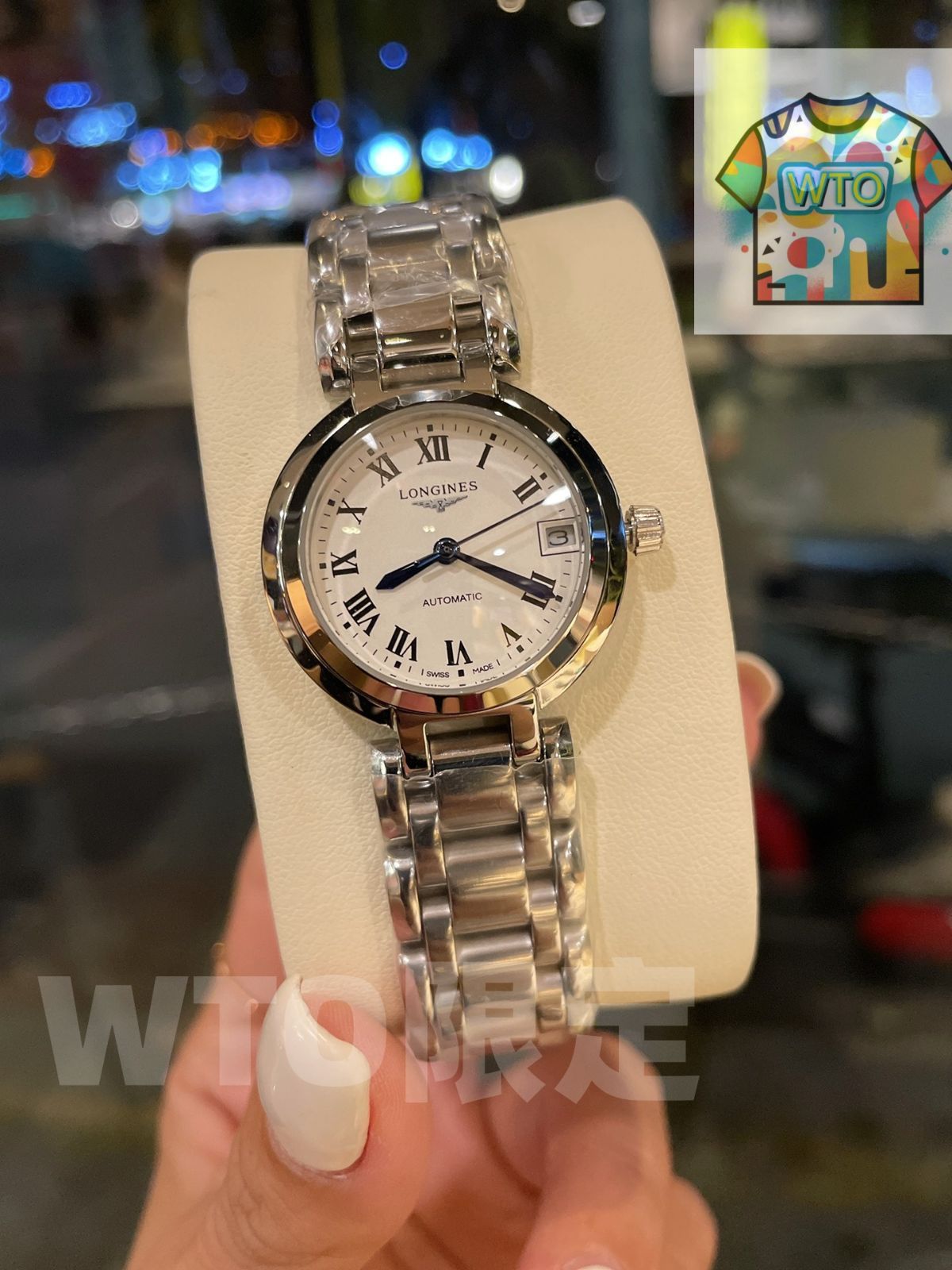  WTO通販 Longines 心月系列 月相女士腕時計-WTO店名をご ください-WTO輸入-HRT 01 自動巻き時計 腕時計(アナログ)