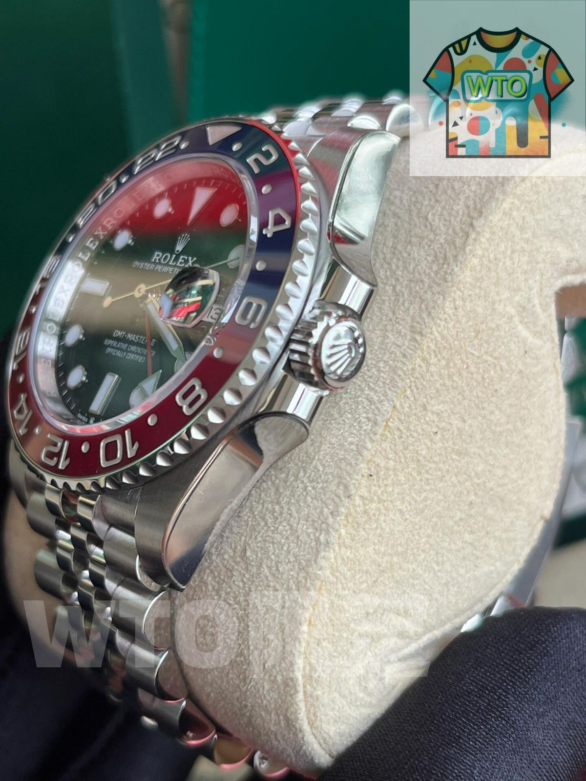 ご 大 です ROLEX ロレックス GMT 時計 126710 自動巻き WTO輸入 YLK 10