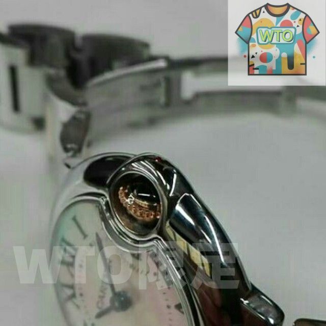 ご 大 です Cartier カルティエ バロンブルー W6920034ピンクシェル 自動巻き|WTO通販| -WTO輸入-LXY67