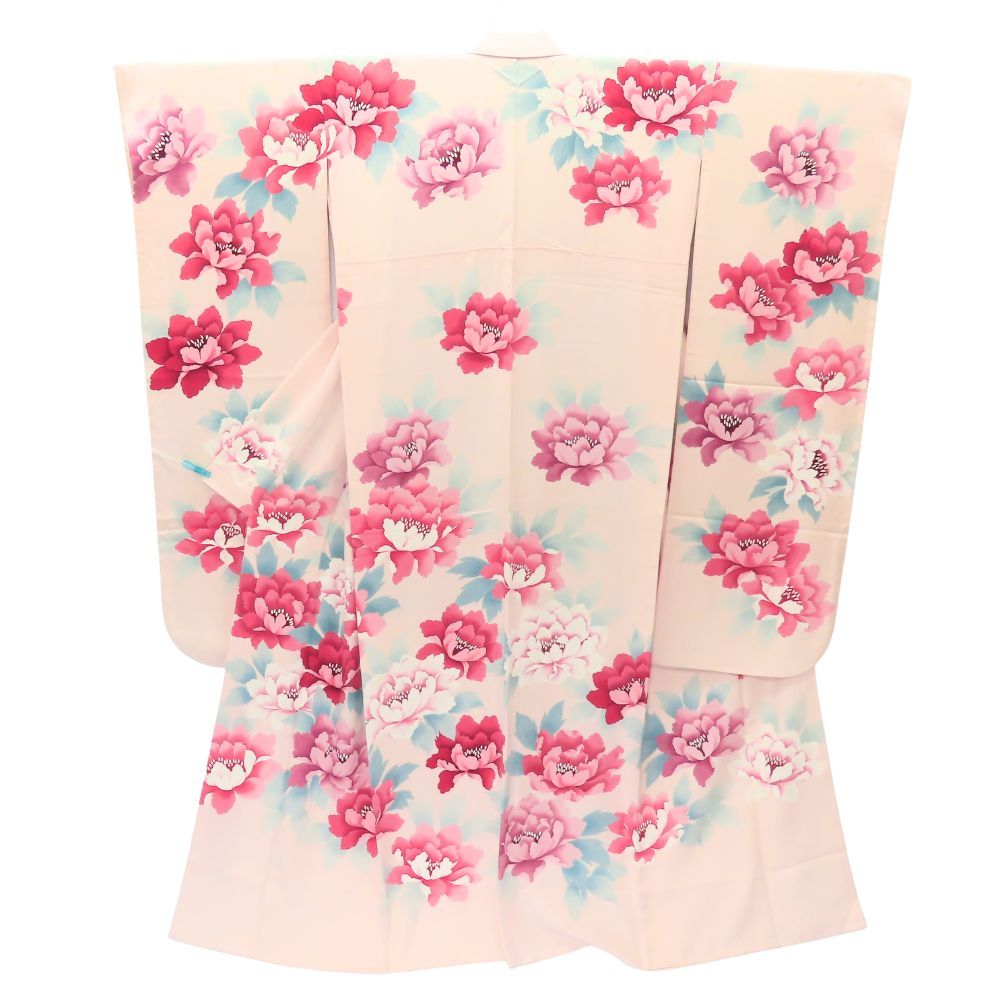 振袖 正絹 ピンク 成人式 芍薬 和装 呉服 和服 きもの レディース 女性